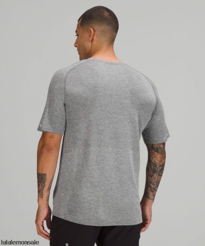 Lululemon Deutschland DELULU778 | Lululemon Deutschland Slate Metal Vent Tech Kurzarmshirt 20